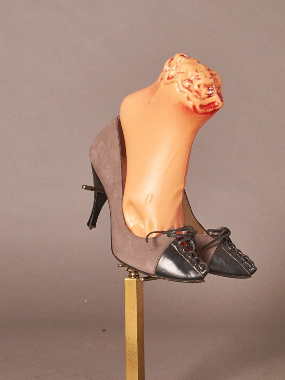 1950s Pin Up Stiletto Pumps Leather Lace Up Front Heels